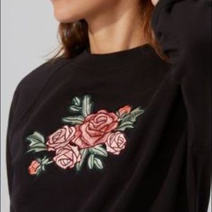 Frank & Oak embroidered crewneck